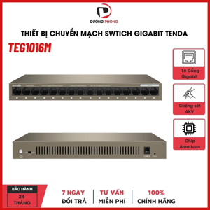 Switch Tenda TEG1016M