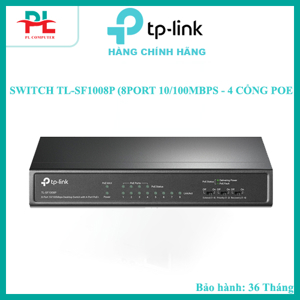 Switch TP-Link TL-SF1008P ( 4port LAN 4 port PoE)