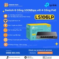 Swith POE TP-LINK LS106LP 6-Port 10/100Mbps Desktop Switch with 4-Port PoE