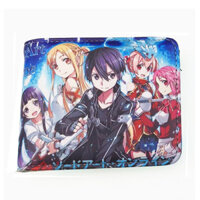 Sword Art Online Anime Hàng Hóa Sword Art Online Ví Asuna Kirito Ngắn 20% Ví Đa Năng Đựng Thẻ Ví Đựng Tiền Xu