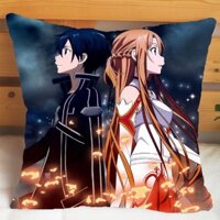 Sword Art Online Hàng Hóa Gối Asuna Kirito Hai Chiều Anime Gối Trò Chơi Hình Ký Túc Xá Gối Đầu Giường 2.16