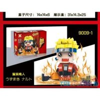 SX 9009-1 9009-2 9009-3 9009-4 non Lego ĐẦU TO CÓ 4 LOẠI NARUTO UZUMAKI KAKASHI HAGI SASUKE UCHIHA GAARA bộ đồ chơi xếp lắp ráp ghép mô hình KAWAI Ninja 920 khối