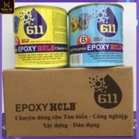 sx - KEO DÁN ĐA NĂNG Epoxy 611 - 11kg / 675g, [491 hot] chính hãng HCLB tiêu chuẩn