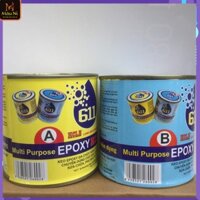 sx - KEO DÁN ĐA NĂNG Epoxy 611 chính hãng HCLB - 2,8Kg, [491 hot]: cấy sắt vào bê tông