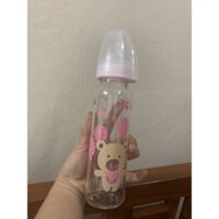 (SX Tại Đức) - Bình Sữa Thủy Tinh Cổ Thường 250 Ml Cho Bé  núm silicon -M