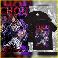Sy1 Anime ARCANE Áo Thun Nữ Tay Ngắn Unisex Áo Rời LOL KOF Chou Đồ Họa 3D In Áo Thun Plus Kích Thước YS1
