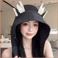 Sy6 2025 Mùa Hè Mới Hươu Sừng Mũ Chống Nắng Nữ Mỏng Khăn Trùm Đầu Mũ Chống Nắng Tai Mèo Dễ Thương Người Cá Mũ Bán YS6