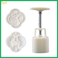 Syd DIY Hand Press Khuôn Bánh Trung Thu Hình Cá DIY Đồ Dùng Bánh Ngọt Để Làm Bánh DIY