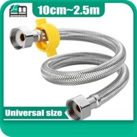 [Syh] SUS304 Ống đầu vào nước nóng lạnh Vòi nước nóng Van góc Kim loại Ống chống cháy nổ Vòi nước