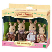 Sylvanian Families Gia Đình Thỏ Sữa Milk Rabbit Famiy
