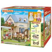 Sylvanian Families Ngôi Nhà Có Sân Trước Courtyard Home Gift Set