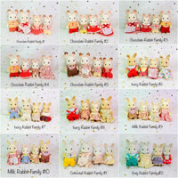 Sylvanian Families nhân vật gia đình nhà thỏ Rabbit Families đồ chơi mô hình nhân vật phụ kiện dễ thương Nhật Bản