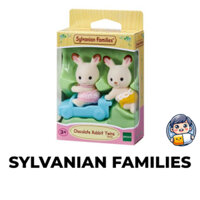 SYLVANIAN FAMILIES Sylvanian GIA ĐÌNH Sôcôla Thỏ Cặp Song Sinh Hình Trẻ Em Quà Tặng Búp Bê Đồ Chơi