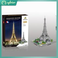 [sylviar] Bộ Mô Hình Tháp Eiffel Lắp Ráp Tòa Nhà Tháp Eiffel Nổi Tiếng Yz Diamond World