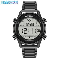 Synoke Đồng Hồ Điện Tử Dây Thép Chống Thấm Nước Phong Cách Doanh Nhân Cho Nam