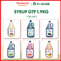 Syrup GTP 1.9L [Vị Đào, Dâu, Đường đen, Vải,..]