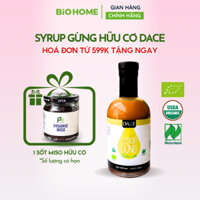 Syrup gừng hữu cơ DACE 200ml ( Hàng Việt Nam )