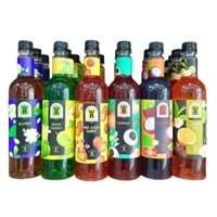 Syrup Hestia 750ml - (Xoài xanh, Nhãn, Sơ Ri, Thảo Mộc, Măng Cụt, Hoa Lài) - Pha chế đồ uống . chai 750ml - bao bì đẹp