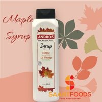 Syrup maple hương lá phong Andros - Chai 820ml