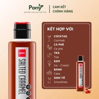 Syrup SHOTT Vị Caramel muối Chai 1 Lít - Nguyên Liệu Pha Chế Đồ Uống nhập khẩu chính hãng
