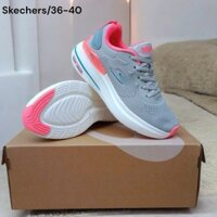 (Sz 39) Sale giày thể thao skechers nữ xám cam giá rẻ