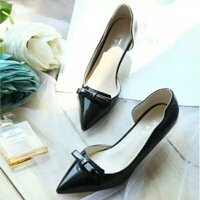 [Sz37] Giày cao gót nơ trơn