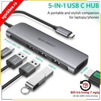 T-  [BH 12 Tháng] Cáp USB type-C sang HDMI/ Hub USB 3.0 Ugreen 50209