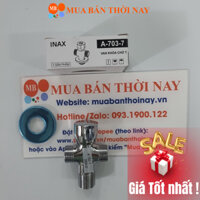 T cầu có khóa  INAX A 703 7, Van chia nước cho vòi xịt vệ sinh và bồn cầu, van giảm áp, van khóa nước giảm áp 2 chiều