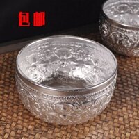 T Chén Uống Rượu Bằng Thiếc Phong Cách Ấn Độ Thái Lan Màu Bạc pm6t