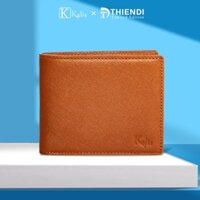 T D THIEN DI - Bóp Ví Nam Gập Đôi Nhỏ Gọn Da Bò Thật Cao Cấp Hàng Hiệu - FULLBOX