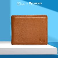 T D THIEN DI - Bóp Ví Ngang Nam Gập Đôi Nhỏ Gọn Nhiều Ngăn Cao Cấp Hàng Hiệu - Da Bò Thật - FULLBOX