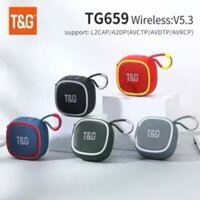 T & G tg659 ngoài trời di động TWS mini Loa Bluetooth Kết nối Bluetooth 5.1 , Loa Bass Mạnh,Chơi Nhạc Lên Tới 8h BH 12T
