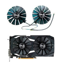 T hoàn toàn mới129215Sm 95MM 4PIN cho ASUS Strix RX 470 580 570 GTX 1050ti 1070ti 1080ti làm mát card đồ họa chơi game