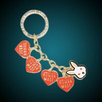 T Hợp Thời Trang Thỏ Trái Tim Tình Yêu Móc Khóa Mặt Dây Chuyền Cặp Đôi Quà Tặng Người Yêu