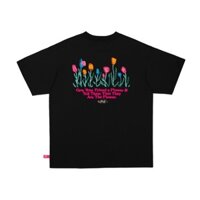T-Shirt Áo Thun POPPOP FLOWER TEE BLACK Local Brand Chính hãng