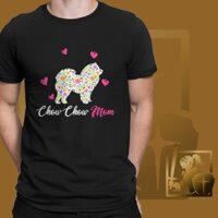 T Shirt Nam Ảnh Chó Binzzi Chow Chow Mom For Dog Lo 100% Cotton, T, Co Giãn 4 Chiều Lts07011239