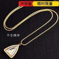 T Thái Lan Bùa Dây Chuyền Thép Titan Vòng Cổ Xoắn Thangka Dây Vàng Bạc Ngọc Ngọc Mặt Dây Chuyền Xương Đòn Dây Chuyền Cặp Đôi011704