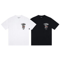 T Trapstar Hip Hop In Chữ Tay Ngắn Cổ Tròn * * 100% Cotton * * Áo