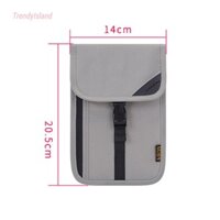 T0 # Hộp đựng hộ chiếu du lịch chống nước Nylon RFID ID Hộp đựng thẻ tín dụng Cổ P [TrendyIsland.vn]