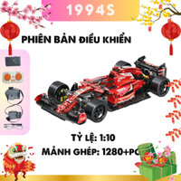 [T022 ĐIỀU KHIỂN ĐƯỢC] Bộ đồ chơi lắp ghép xe đua F1 tỷ lệ 1:10 màu đỏ - The 1994s