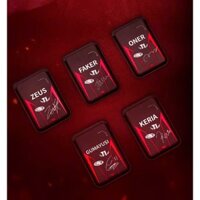 T1 holdcard áo lightstick dây đeo Fanclub Faker Keria Gumayusi Oner Doran các sản phẩm của T1 áo đội,điện thoại,móc khóa