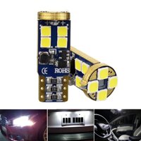 T10 168 Led Car Bulb 4Pcs 194 W5W 12-Smd 3030 Chipset Led Bulbs Canbus For Car Interior Dome Map Door Courtesy License Plate Lights White Cb T10-12Smd-3030