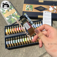 [t15l11] FULLBOX Màu nước Mijello Mission Gold 34 màu Cao cấp Hạng Hoạ sĩ 15ml