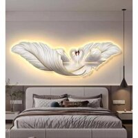 T18 Tranh Tráng Gương Lông Vũ Trang Trí Phòng Khách / Phòng ngủ / Phòng Làm Việc/Quà Tặng