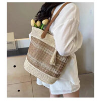 T275 - Túi cối dáng tote ngăn đựng rộng rãi 34x12x32cm