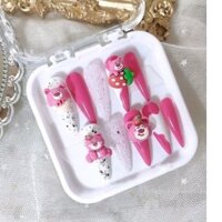 T312/ nailbox kim anh thiết kế đính charm cao cấp