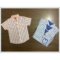 T3.25_Áo sơ mi Zara kids màu đỏ 4-11y