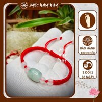 T49 - Vòng tay chỉ đỏ mix Lu thống Ngọc Phỉ thúy Phúc Mạnh Minh. Vòng chỉ đỏ Phúc Mạnh Minh