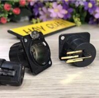 T5-06D Neutrik NC3FD-H-BAG Female XLR PCB Panel Mount Connector