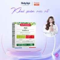 T603_ Sắt Hữu Cơ Super Diet Hỗ Trợ Bổ Máu (Hộp 20 Ống)
